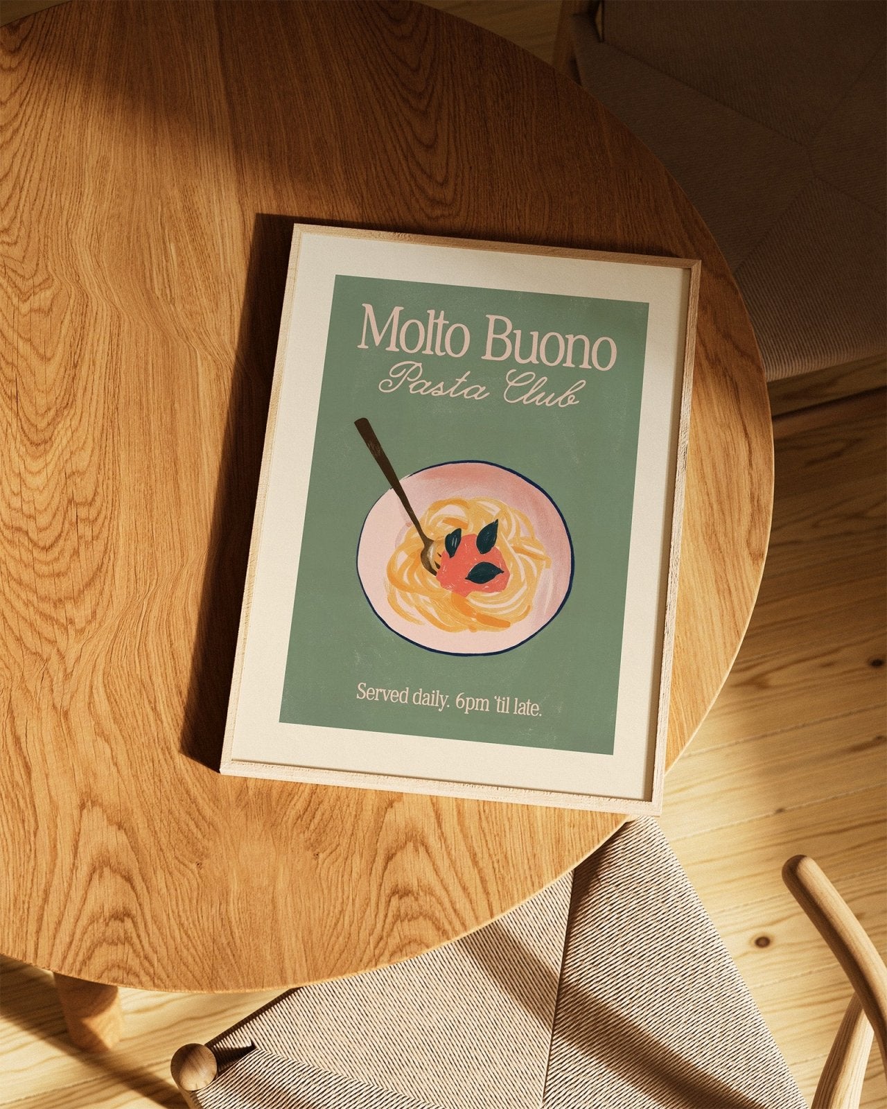 Molto Buono Pasta Club Print - Alfresco Prints