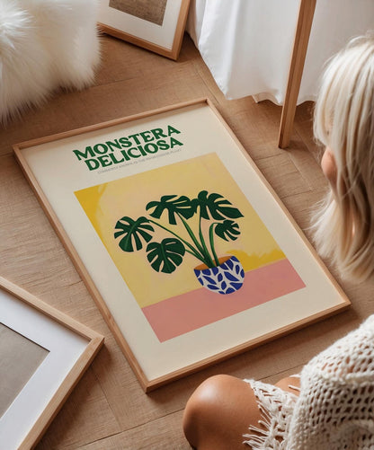 Monstera Plant Print - Alfresco Prints
