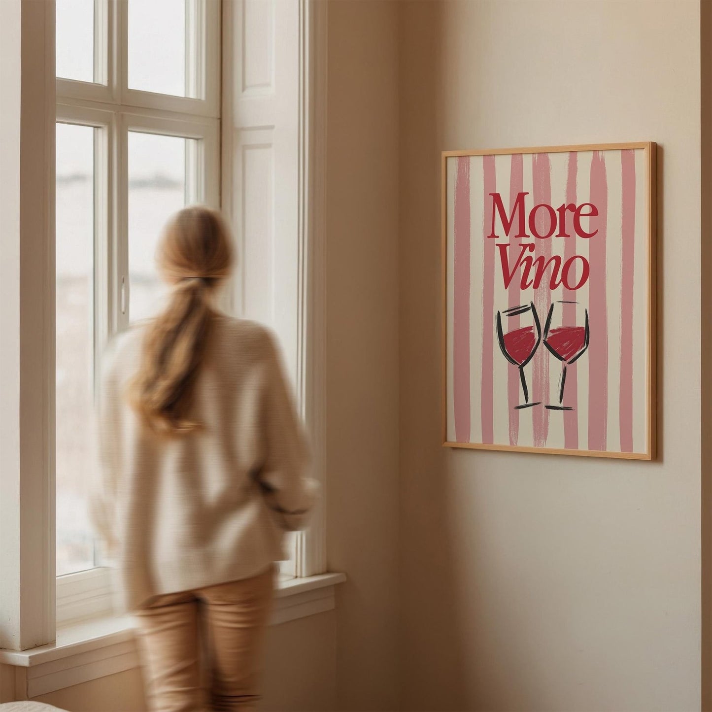 More Vino Print - Alfresco Prints