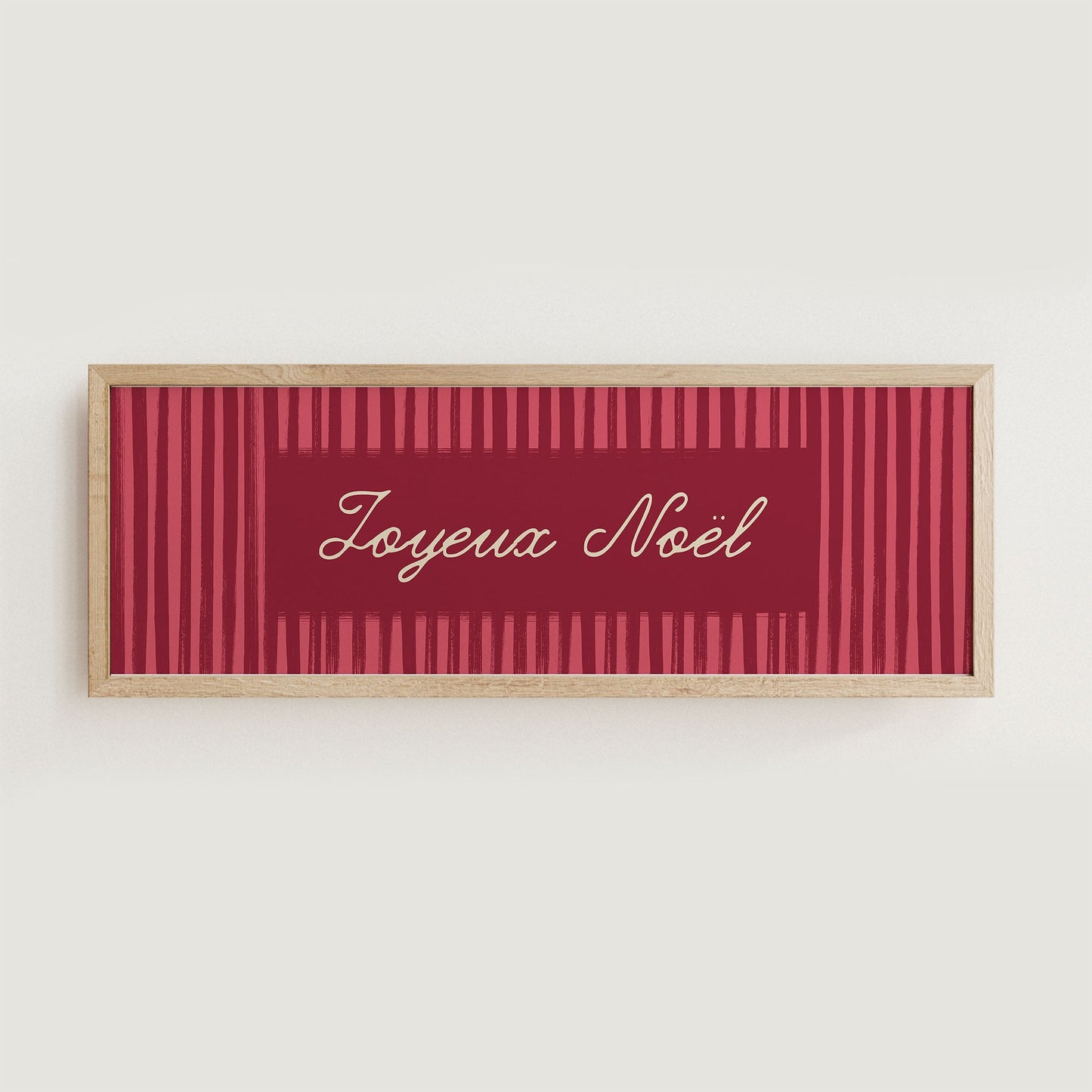 Joyeux Noël Vintage Christmas Print