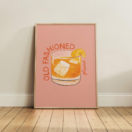 Old Fashioned Cocktail Print - Alfresco Prints