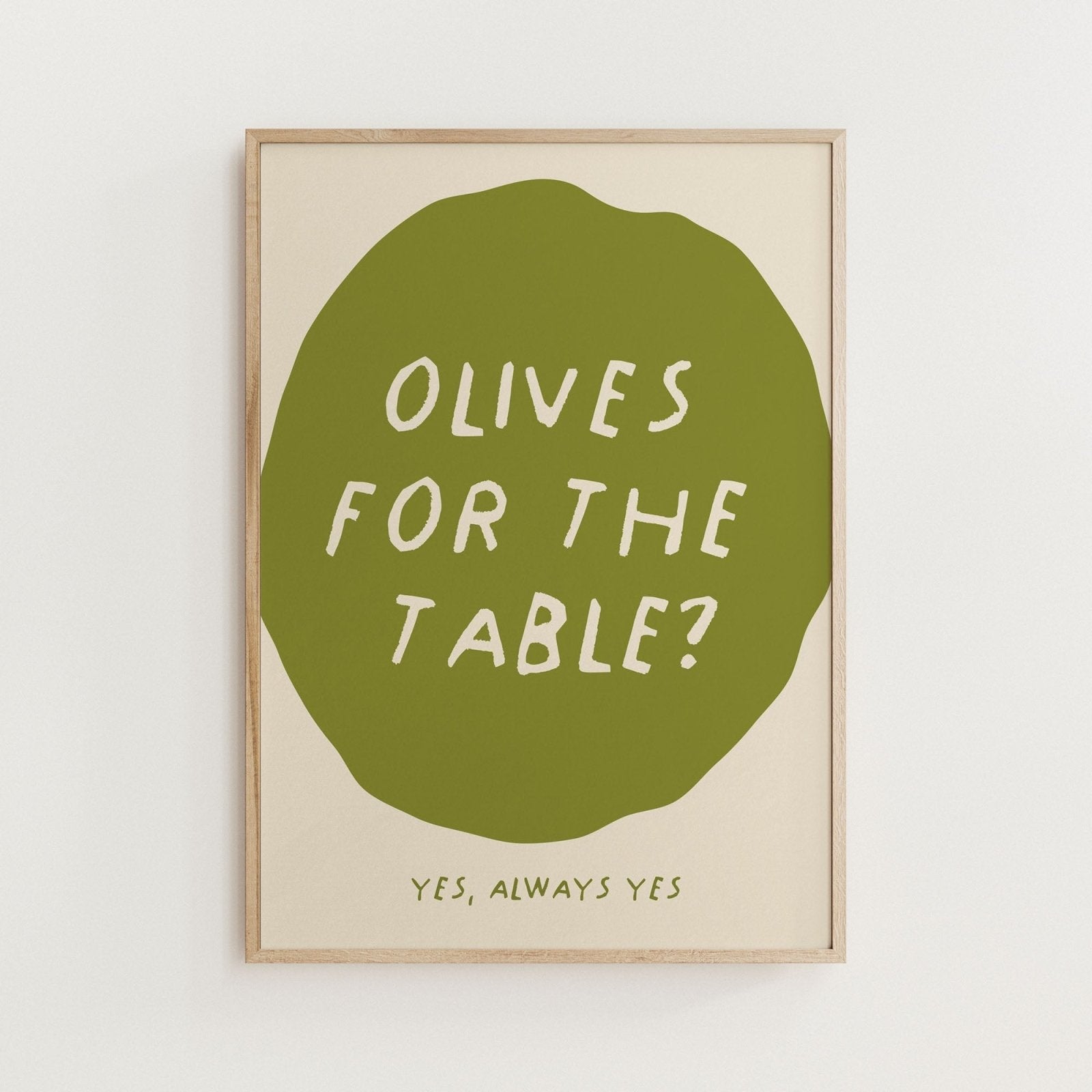 Olives Kitchen Print - Alfresco Prints