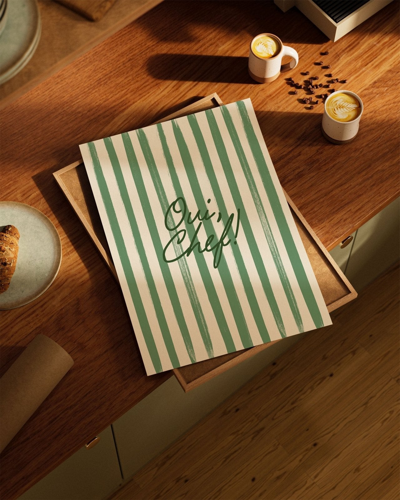 Oui, Chef! Yes Chef Kitchen Print - Alfresco Prints