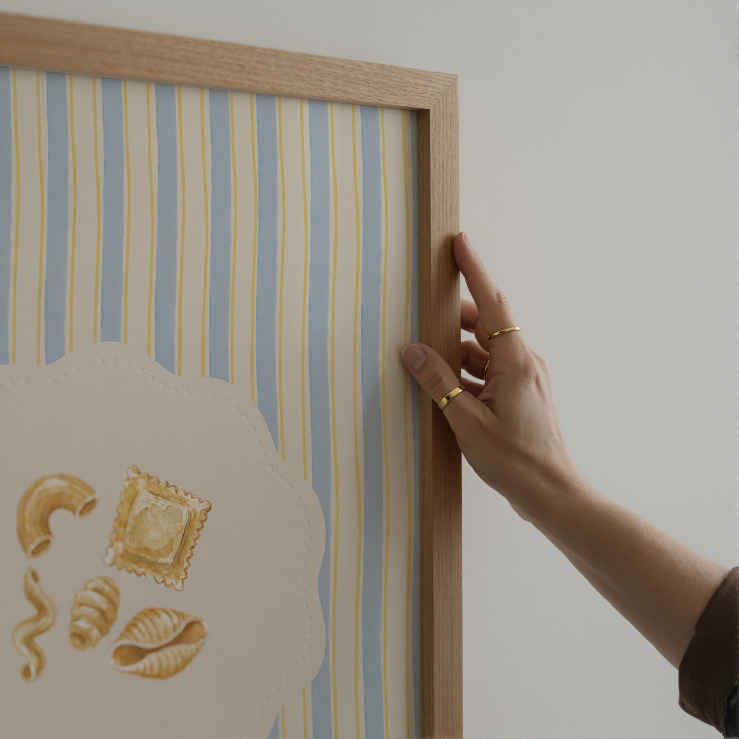 Vintage Pasta Kitchen Print Food Poster