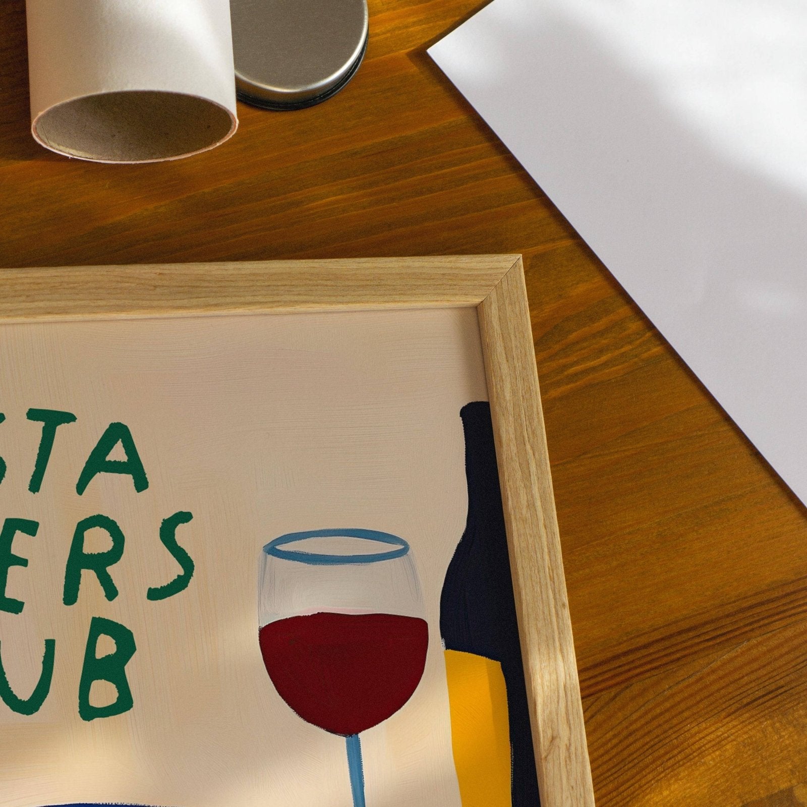 Pasta Lovers Club Art Print - Alfresco Prints