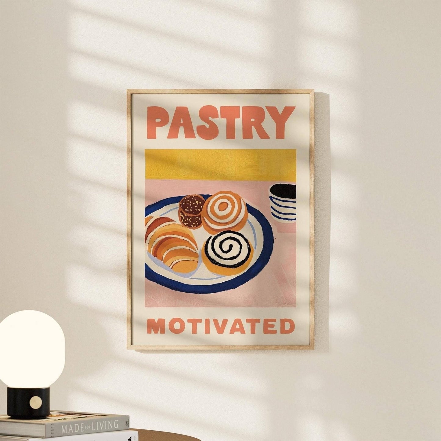 Pastry Motivated Illustrated Print - Alfresco Prints
