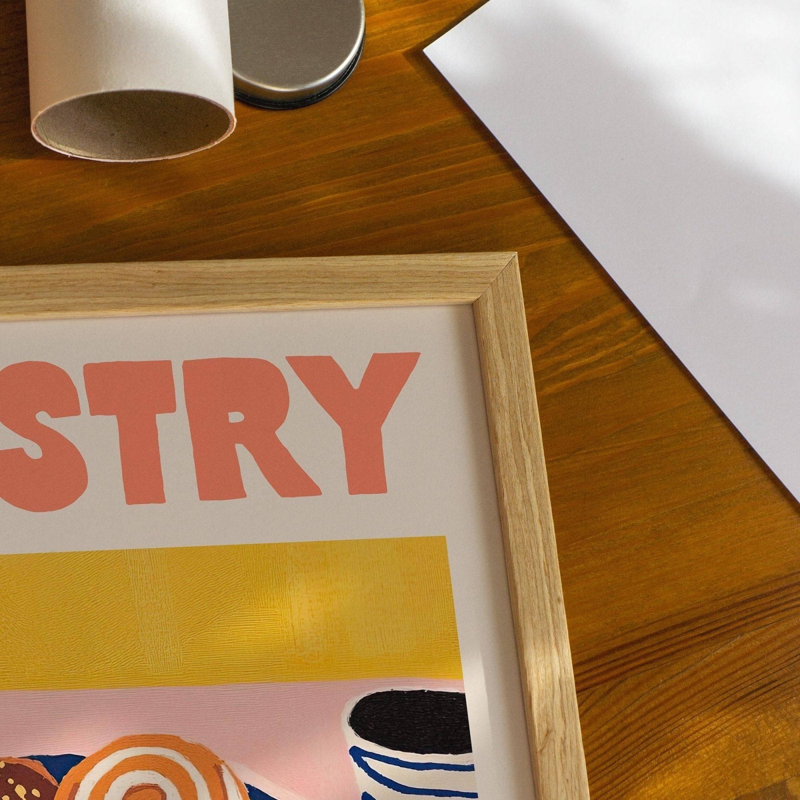 Pastry Motivated Illustrated Print - Alfresco Prints