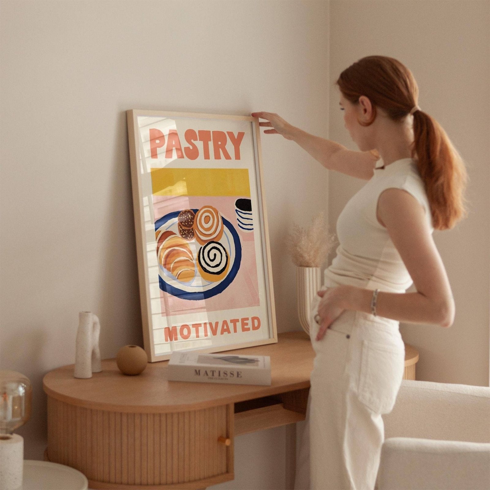 Pastry Motivated Illustrated Print - Alfresco Prints