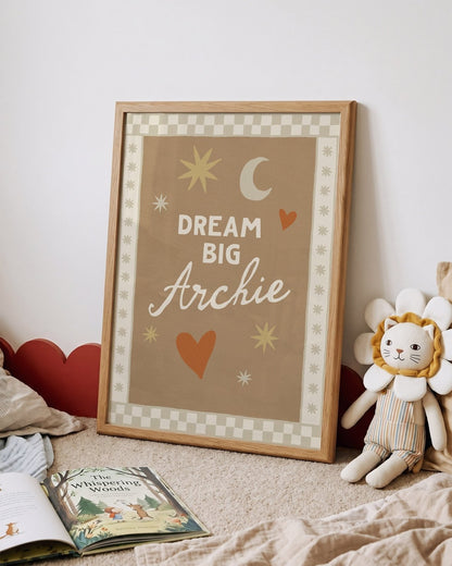 Personalised Name Nursery Wall Art - Alfresco Prints