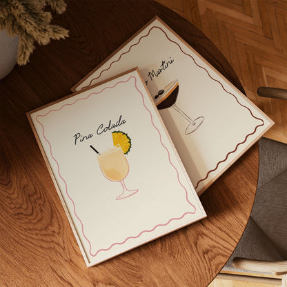 Pina Colada Cocktail Print - Alfresco Prints
