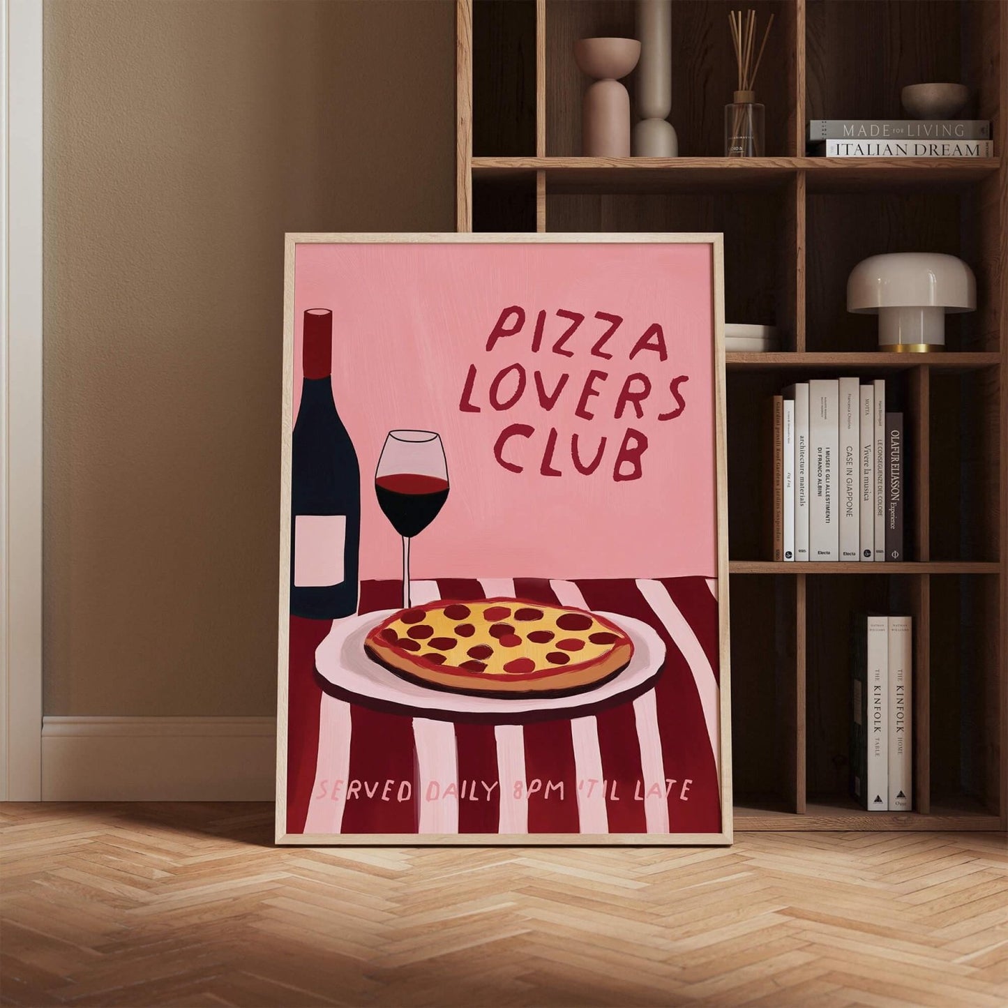 Pizza Lovers Club Print - Alfresco Prints