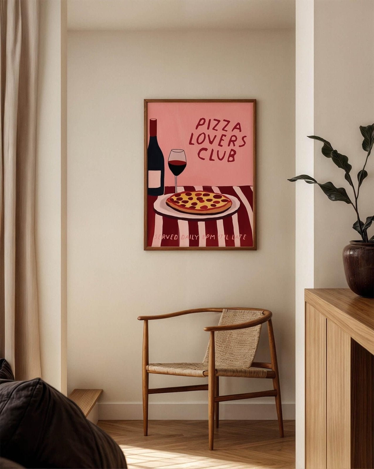 Pizza Lovers Club Print - Alfresco Prints