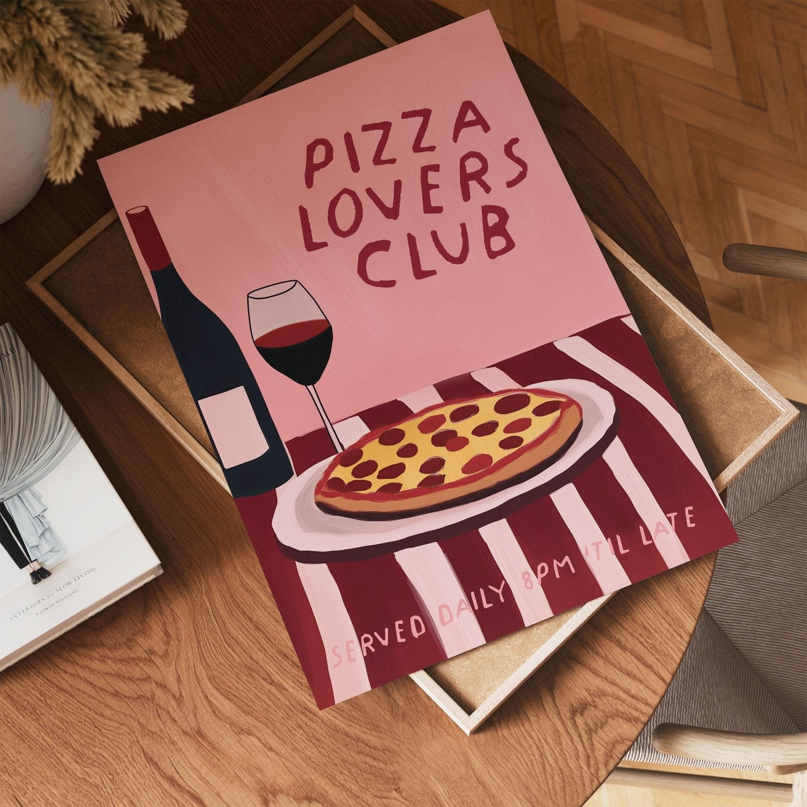 Pizza Lovers Club Print - Alfresco Prints