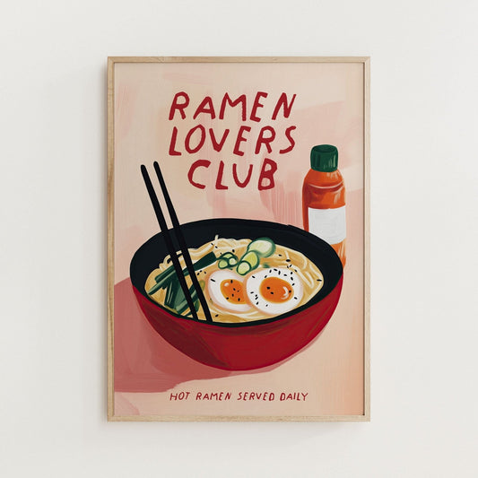 Ramen Lovers Club Print - Alfresco Prints