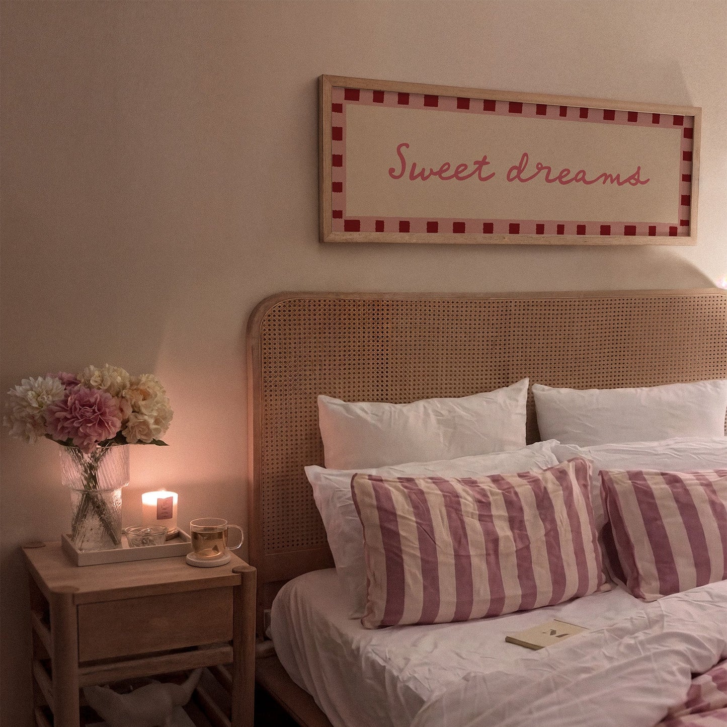 Sweet Dreams Bedroom Print Wall Art