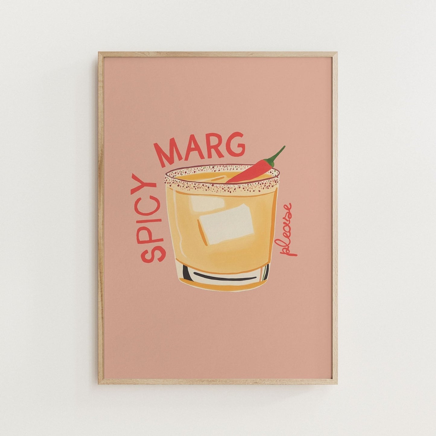 Spicy Margarita Cocktail Print - Alfresco Prints