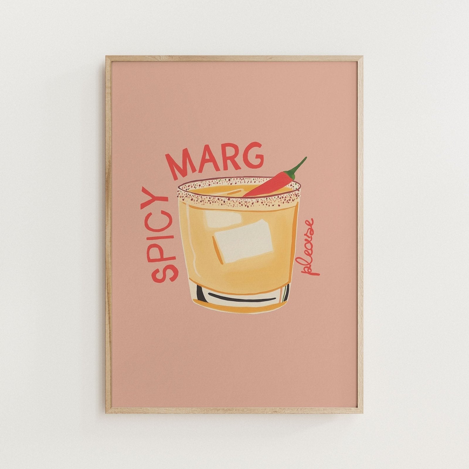 Spicy Margarita Cocktail Print - Alfresco Prints