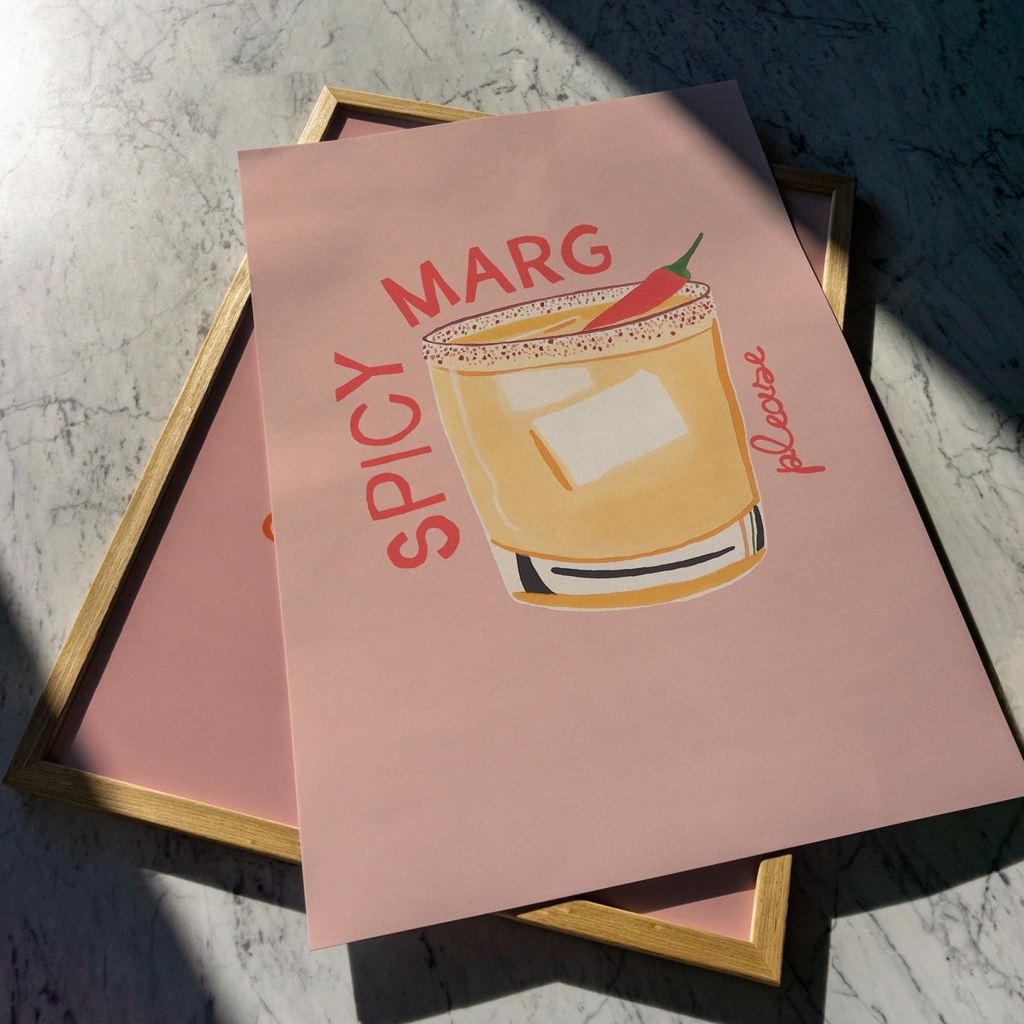 Spicy Margarita Cocktail Print - Alfresco Prints