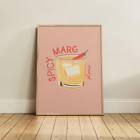 Spicy Margarita Cocktail Print - Alfresco Prints