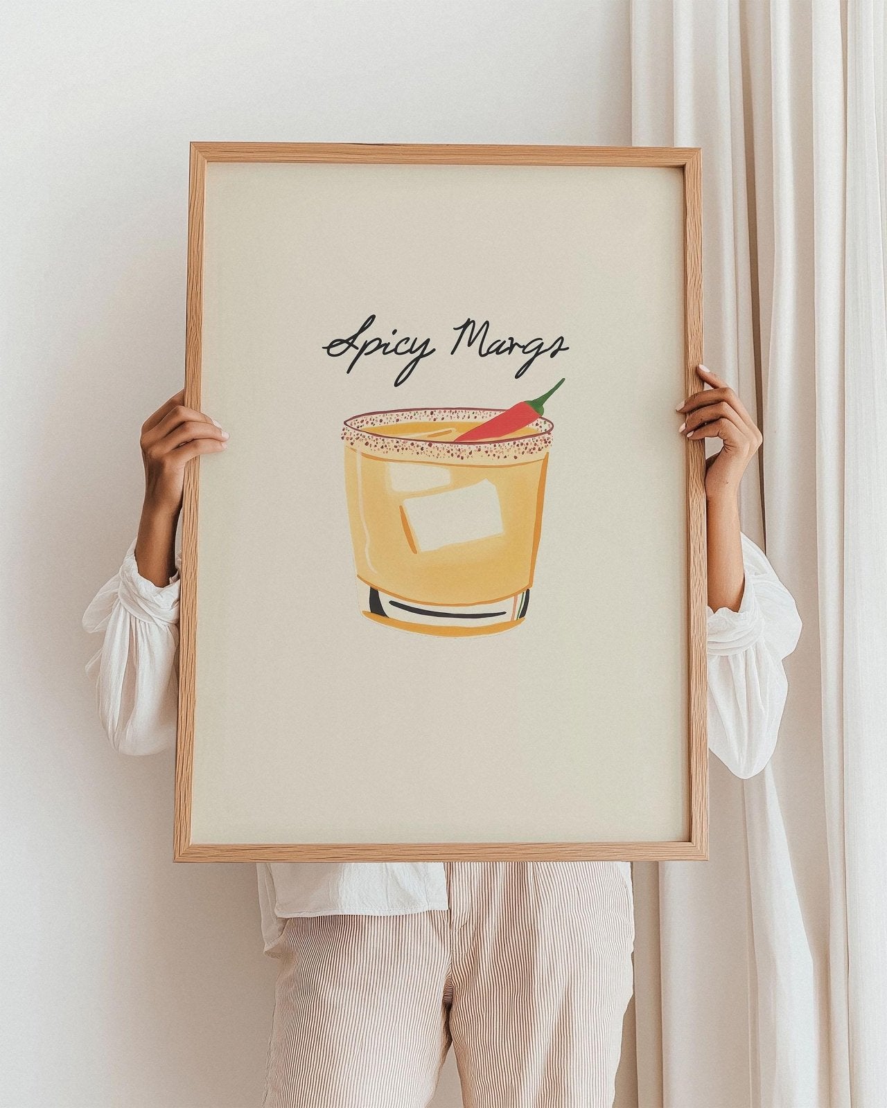 Spicy Margs Cocktail Print - Alfresco Prints