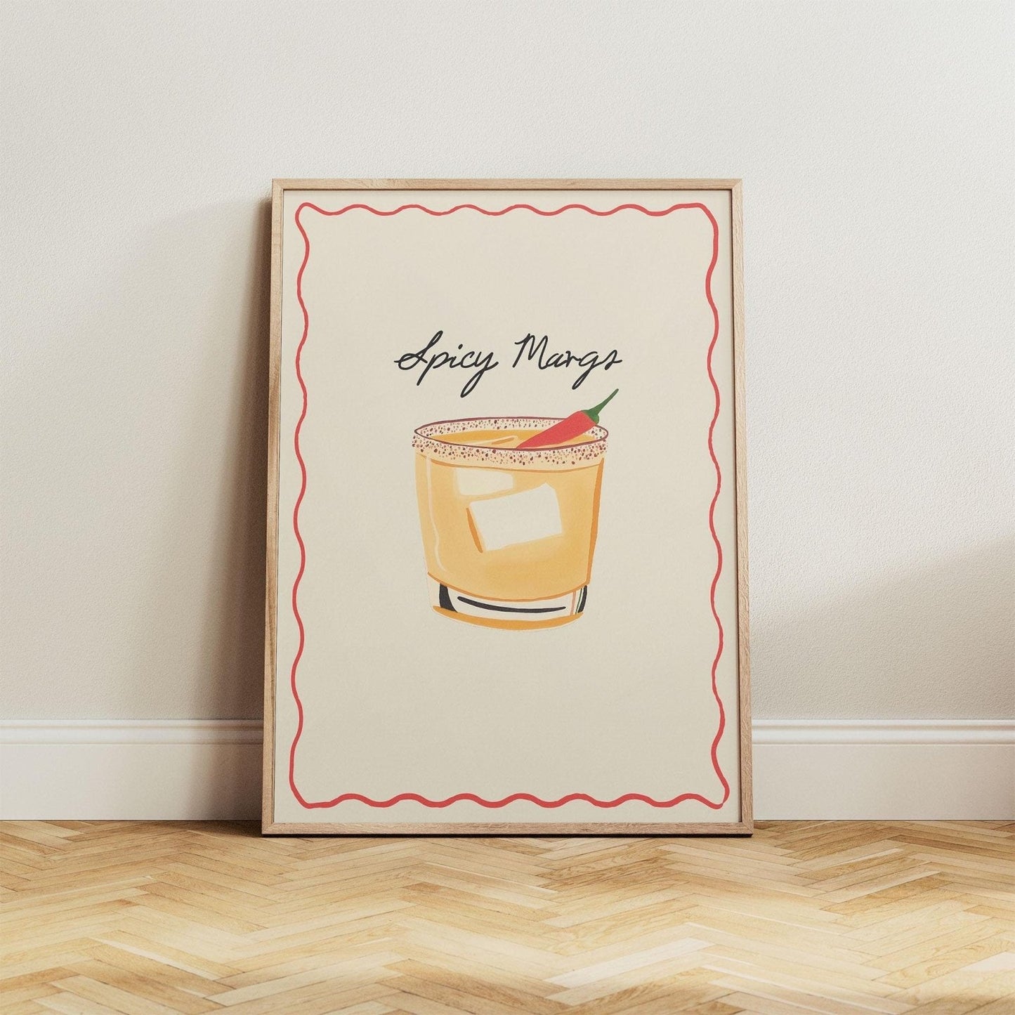 Spicy Margs Cocktail Print - Alfresco Prints