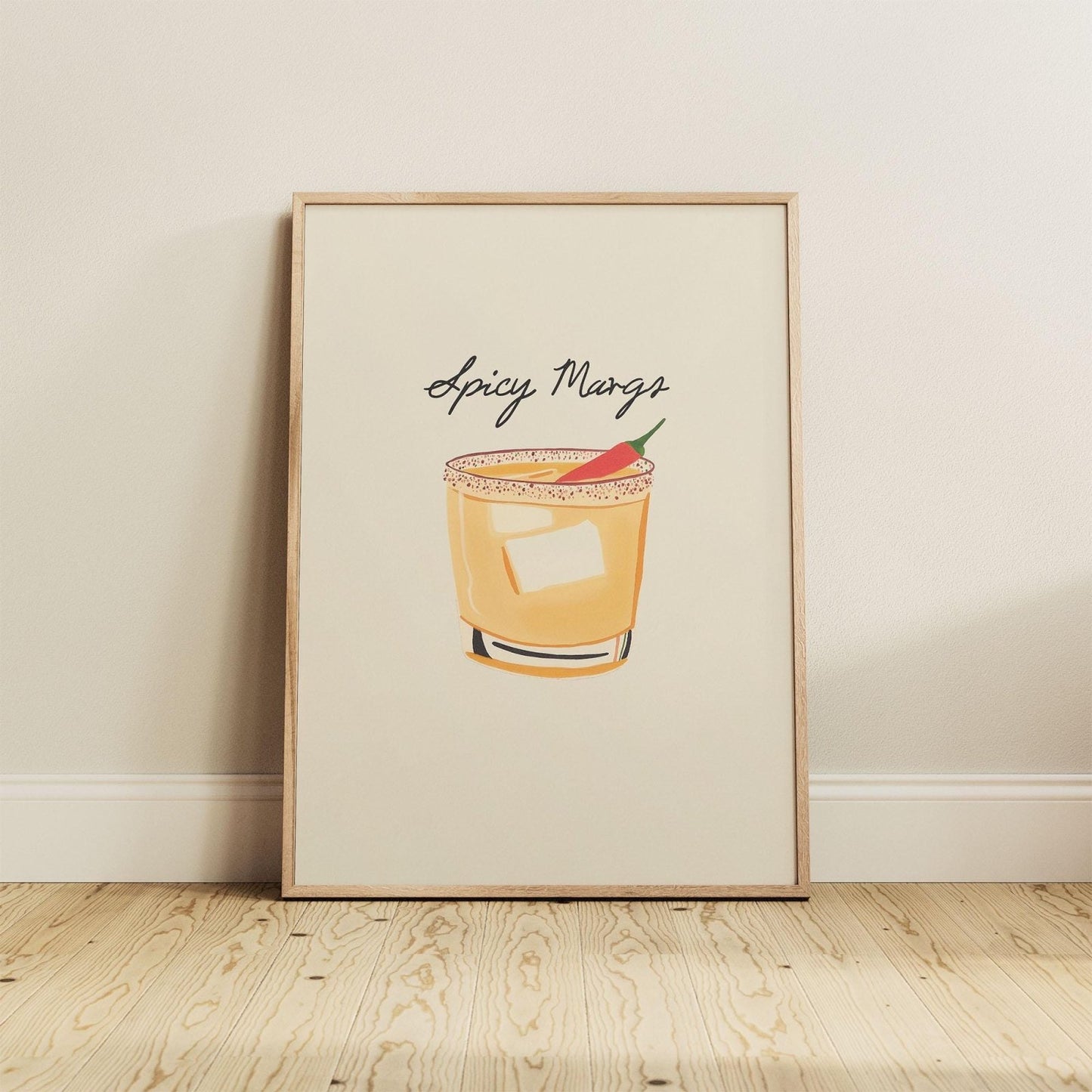 Spicy Margs Cocktail Print - Alfresco Prints