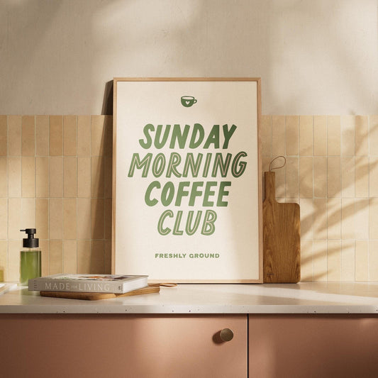 Sunday Morning Coffee Print - Alfresco Prints
