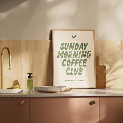 Sunday Morning Coffee Print - Alfresco Prints
