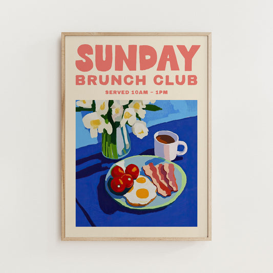 sunday brunch club print