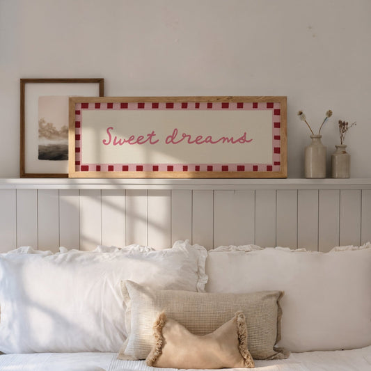 Sweet Dreams Bedroom Print Wall Art - Alfresco Prints