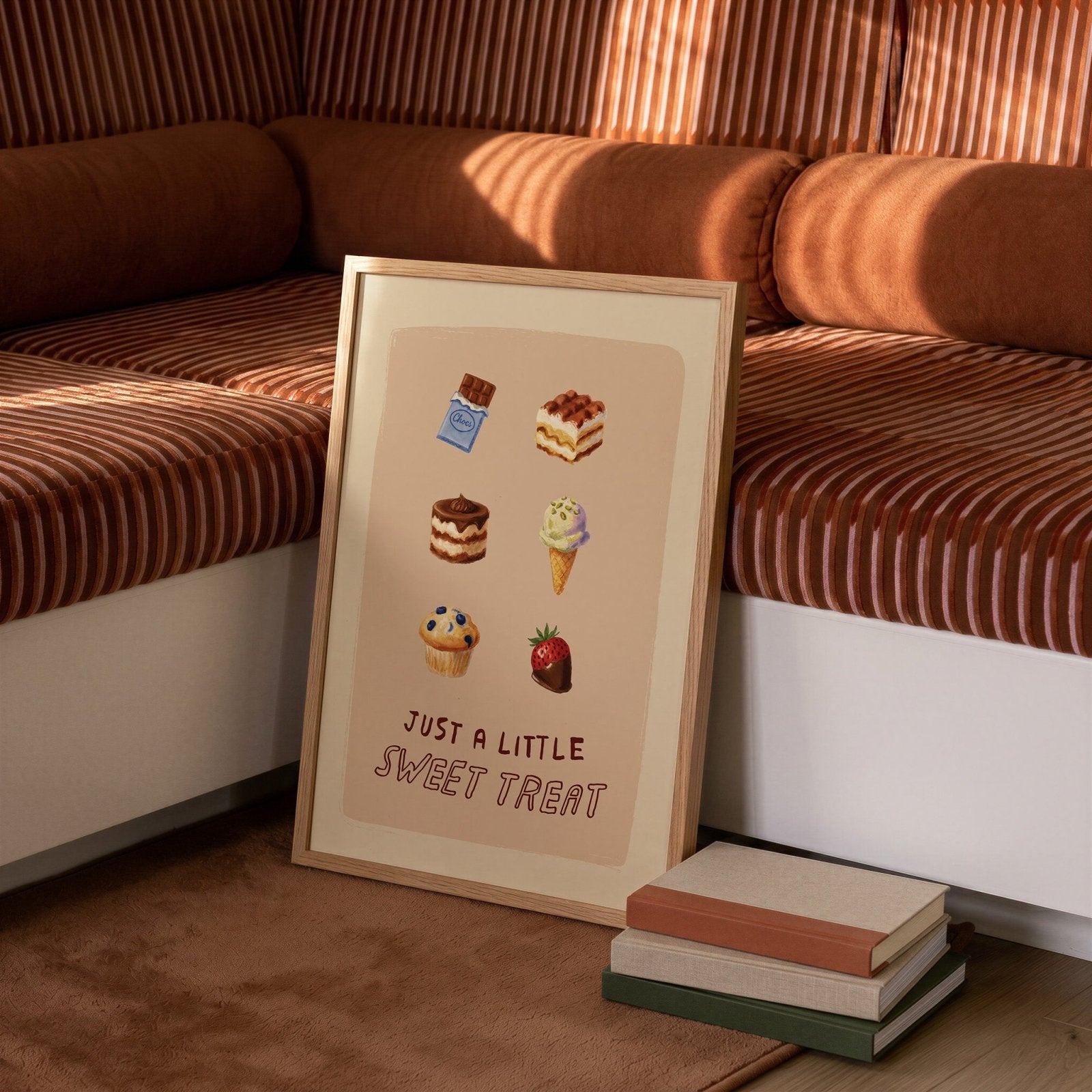 Sweet Treats Pudding Dessert Print Kitchen Wall Art - Alfresco Prints
