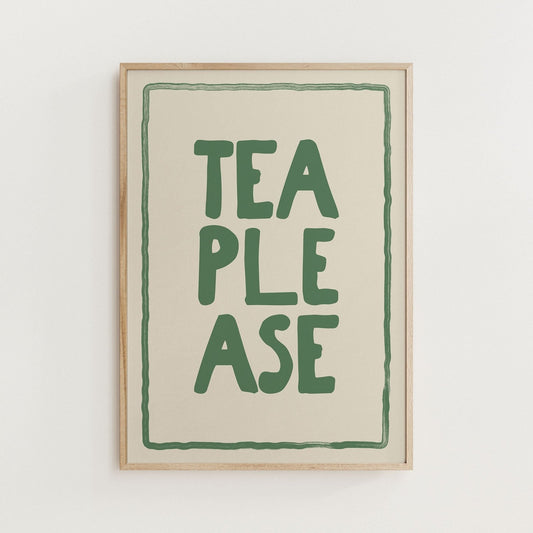 Tea Please Print - Alfresco Prints