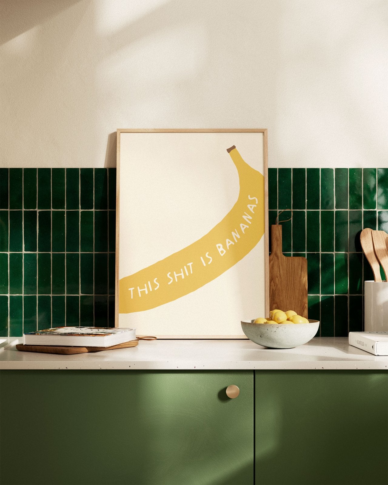 This Shit is Bananas Print - Alfresco Prints
