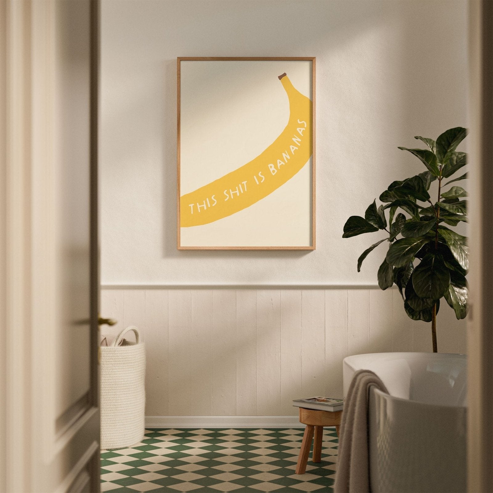 This Shit is Bananas Print - Alfresco Prints