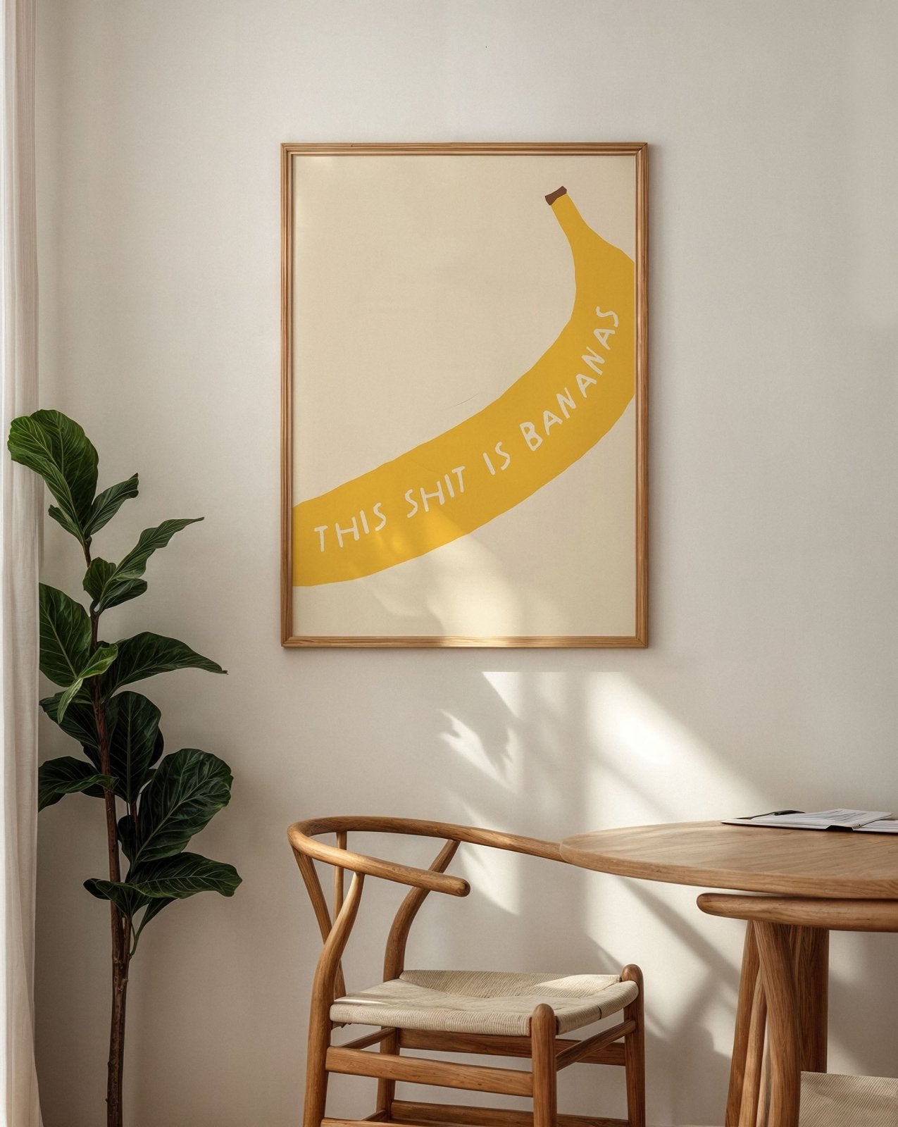 This Shit is Bananas Print - Alfresco Prints