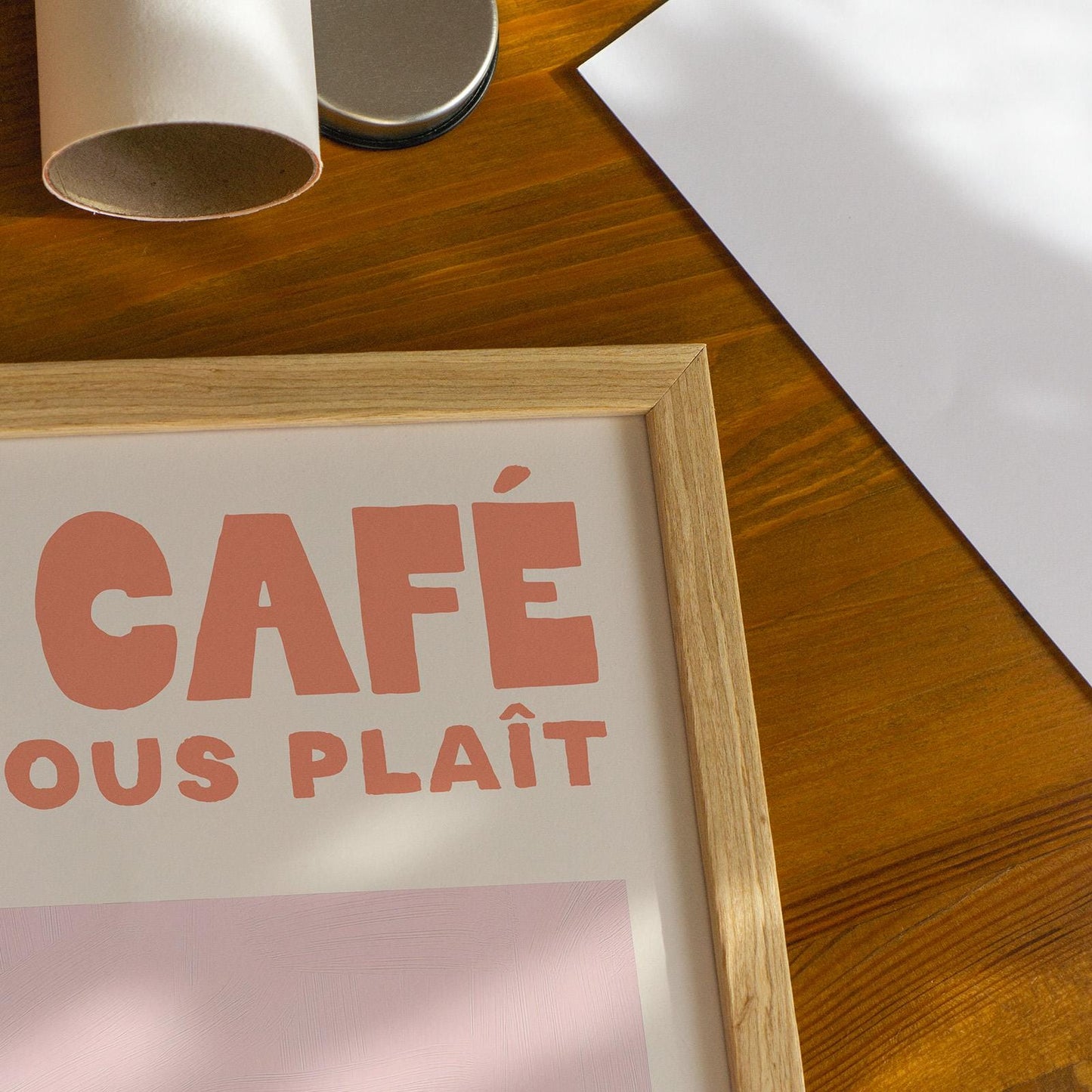 Un Café S'il Vous Plait Coffee Print - Alfresco Prints