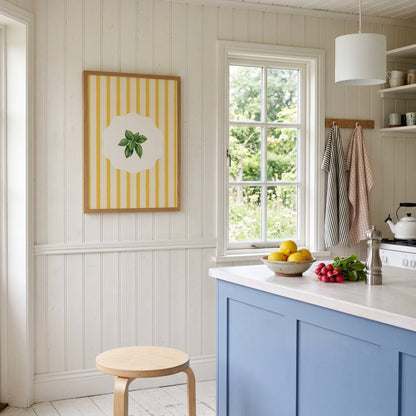 Vintage Basil Kitchen Ingredients Print - Alfresco Prints