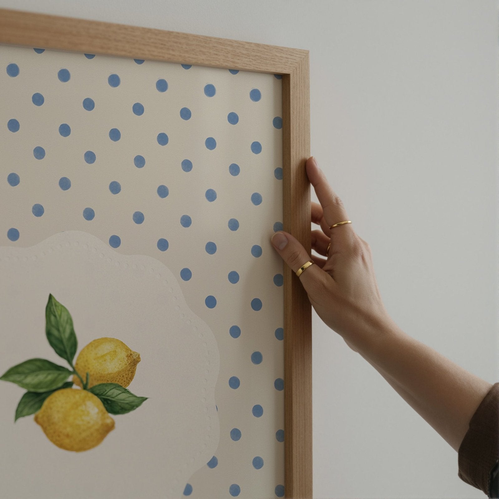 Vintage Lemons Kitchen Print Food Poster - Alfresco Prints