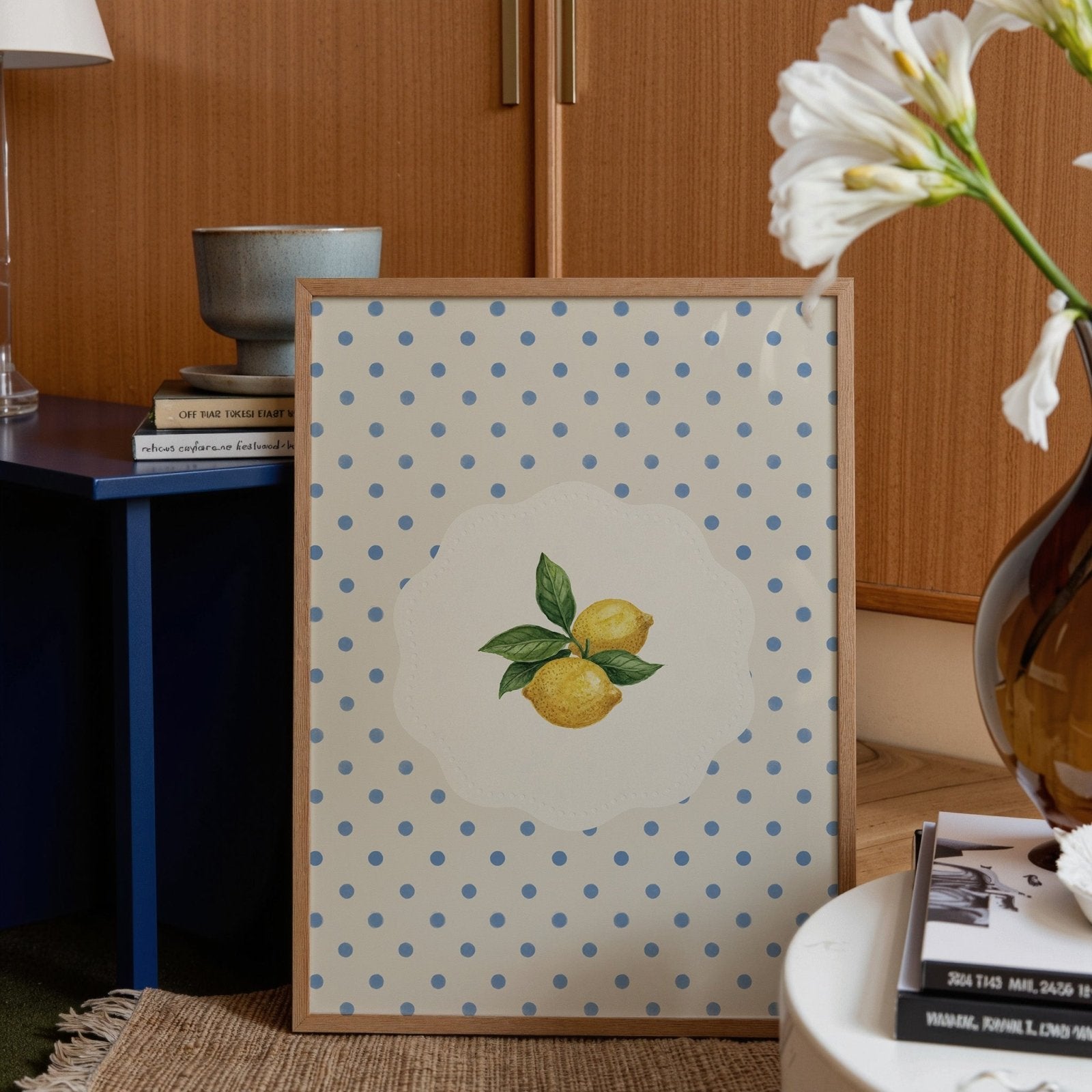 Vintage Lemons Kitchen Print Food Poster - Alfresco Prints