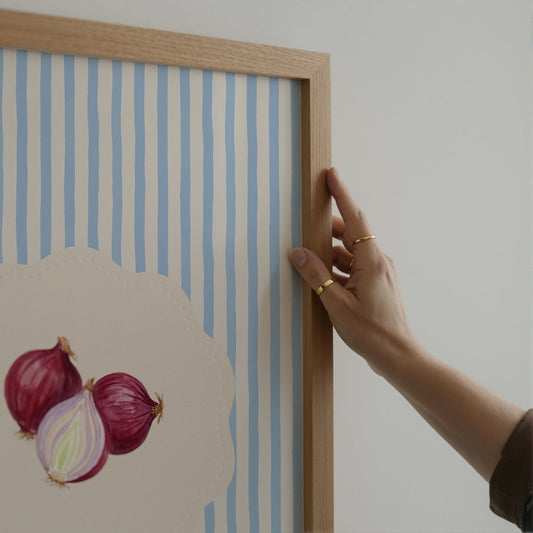 Vintage Onions Painting Art Print - Alfresco Prints