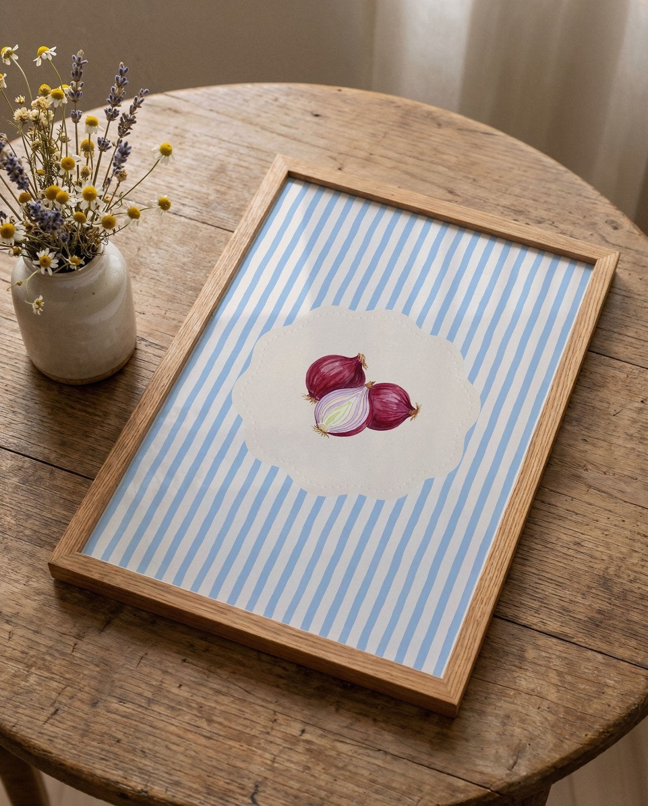 Vintage Onions Painting Art Print - Alfresco Prints