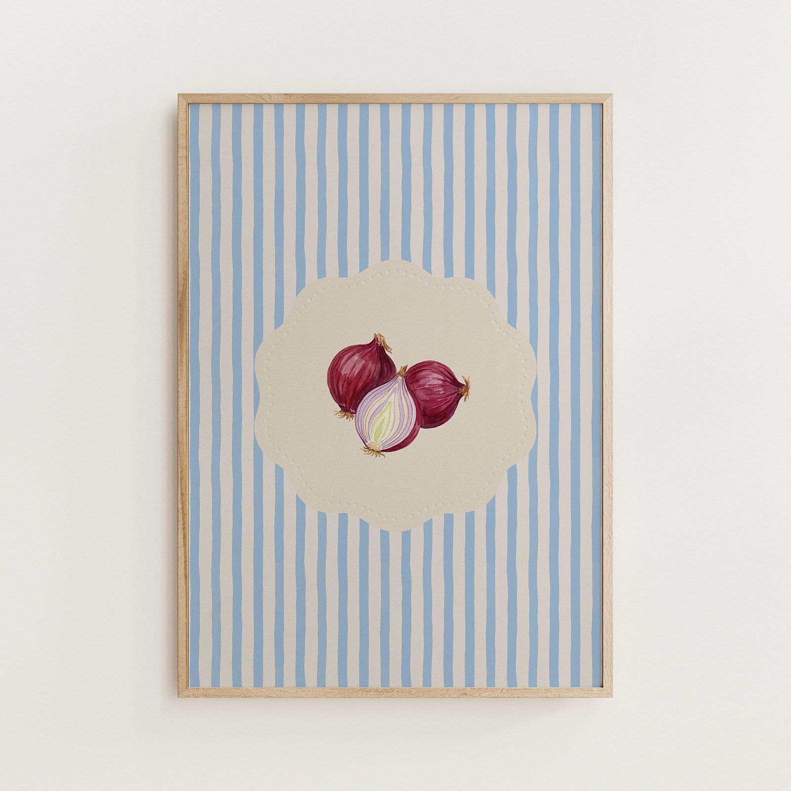 Vintage Onions Painting Art Print - Alfresco Prints