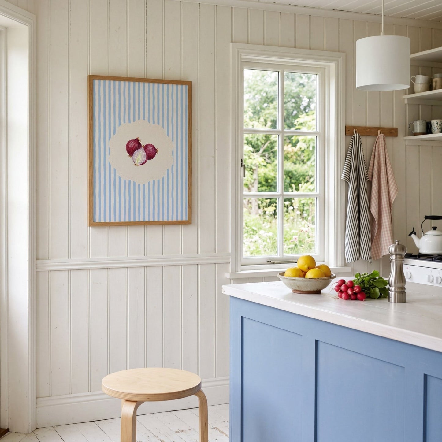 Vintage Onions Painting Art Print - Alfresco Prints