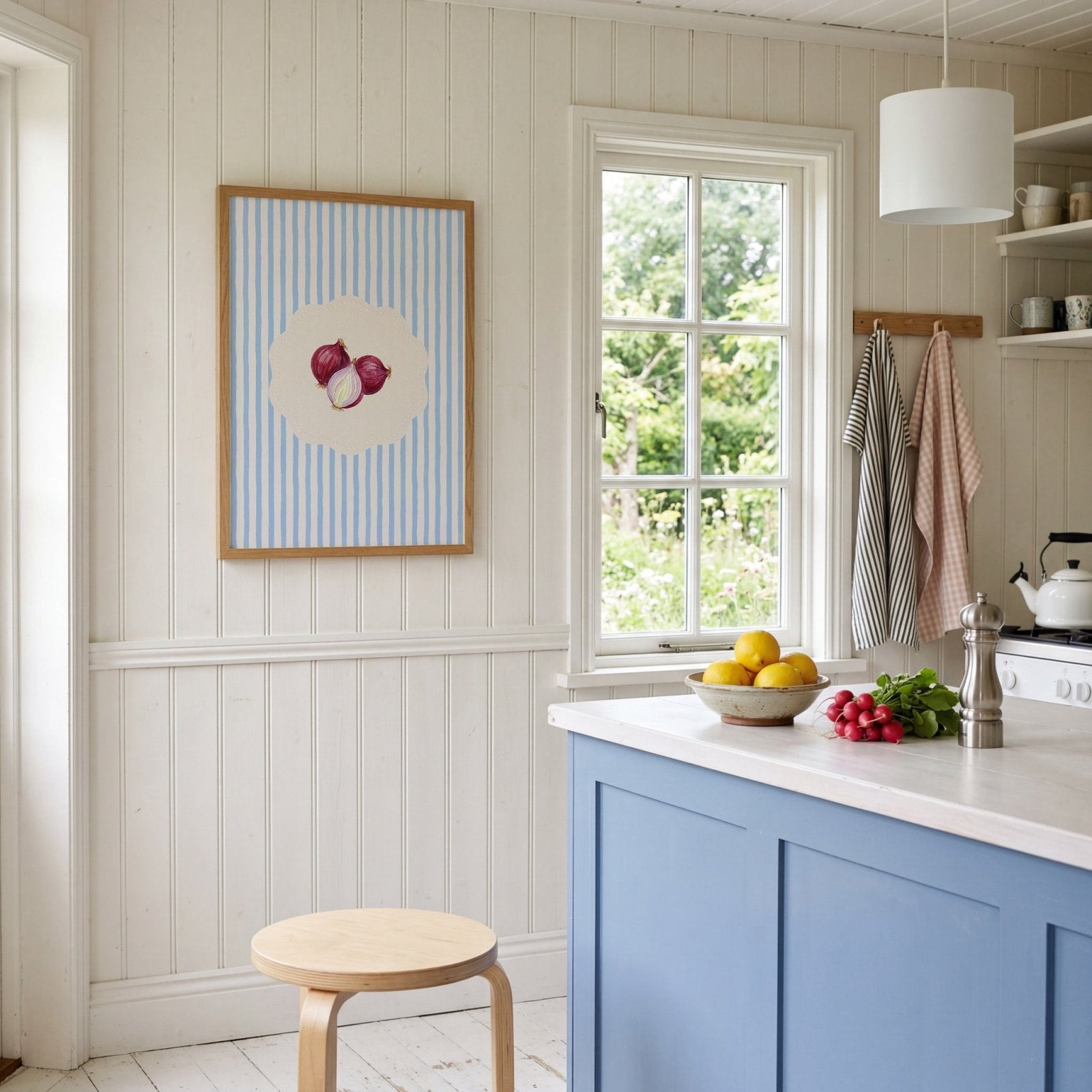 Vintage Onions Painting Art Print - Alfresco Prints