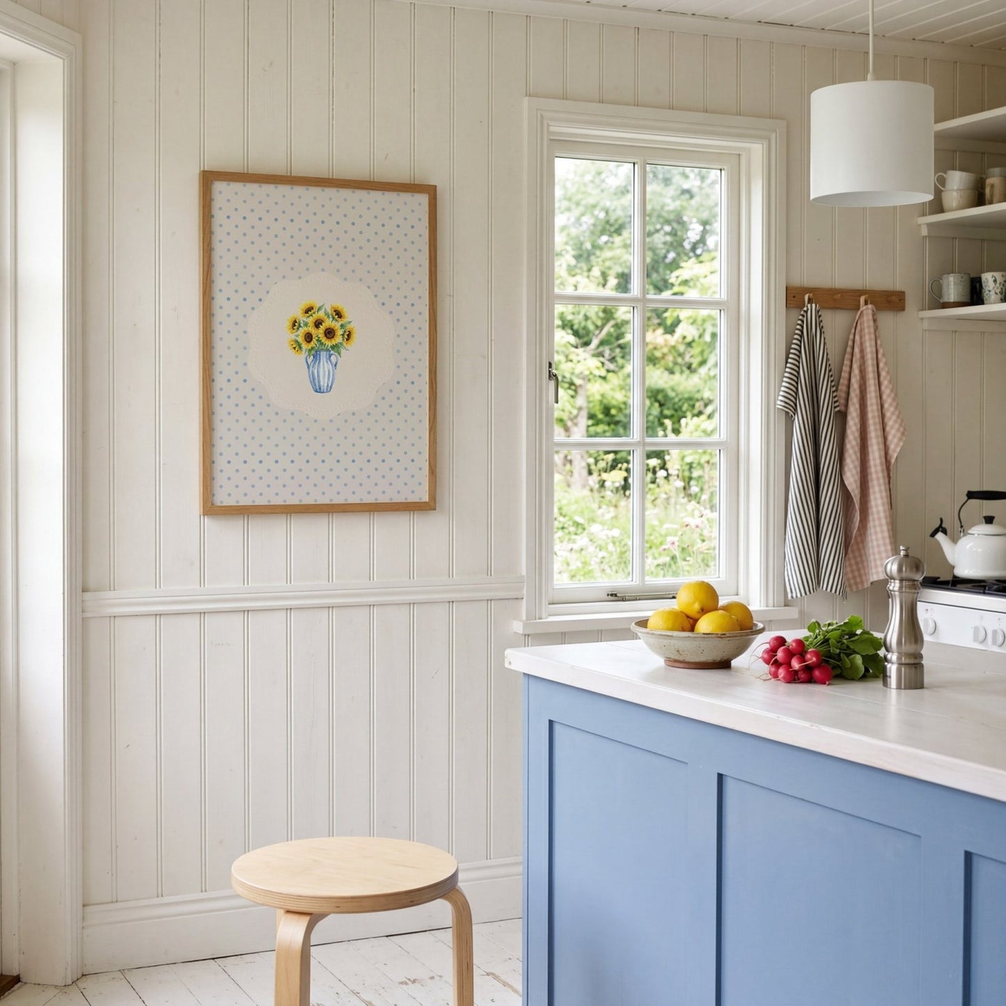 Vintage Sunflowers Art Print - Alfresco Prints