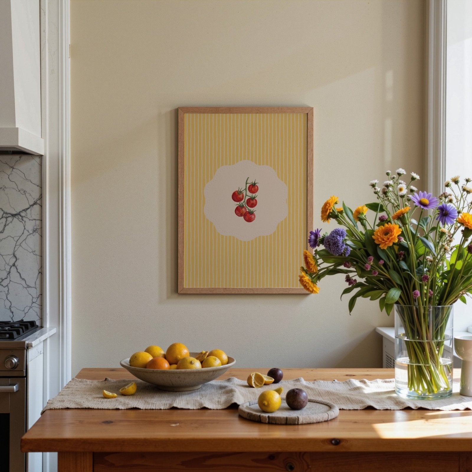 Vintage Tomatoes Kitchen Print Food Wall Art - Alfresco Prints