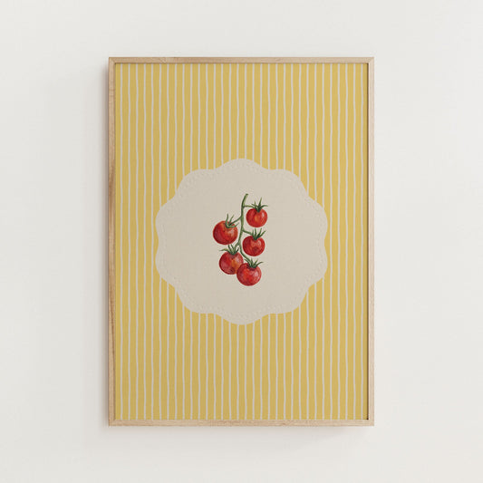Vintage Tomatoes Kitchen Print Food Wall Art - Alfresco Prints