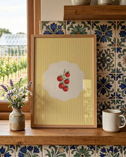 Vintage Tomatoes Kitchen Print Food Wall Art - Alfresco Prints