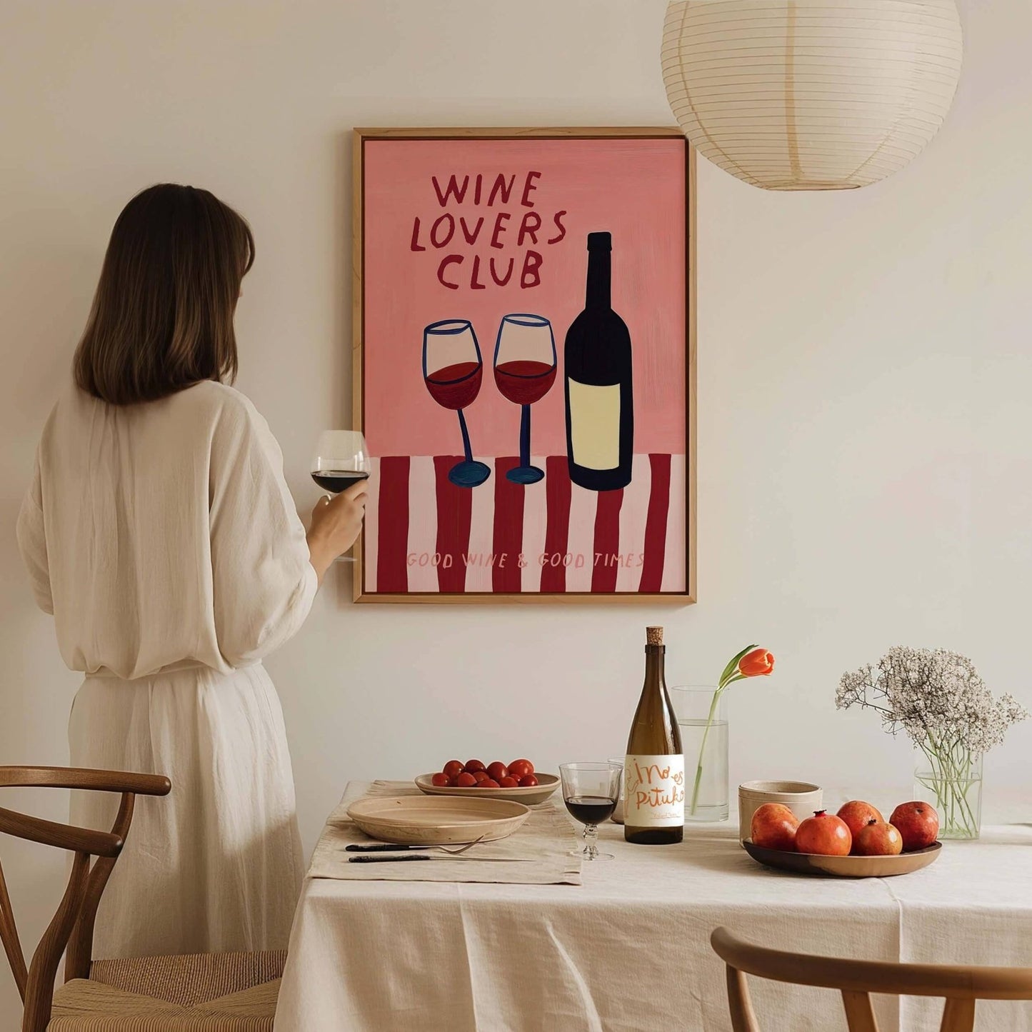 Wine Lovers Club Print - Alfresco Prints