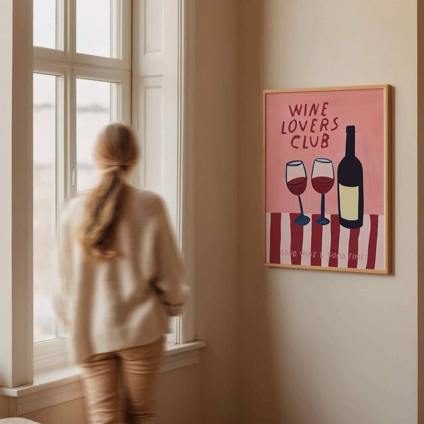 Wine Lovers Club Print - Alfresco Prints